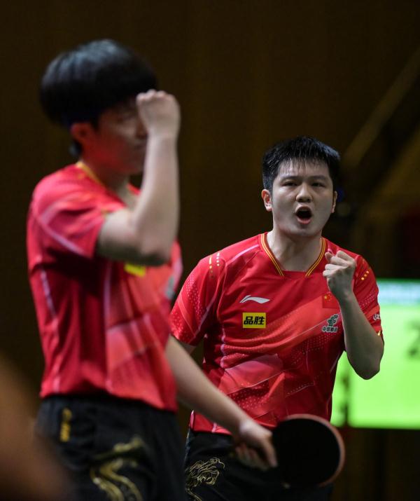 樊振东/王楚钦从险胜中汲取前进动力