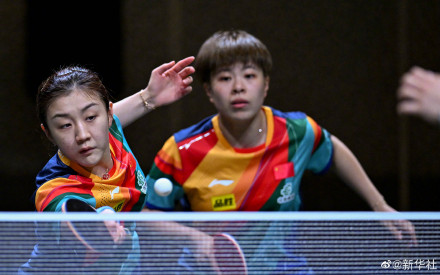 世乒赛：陈梦王艺迪晋级女双八强