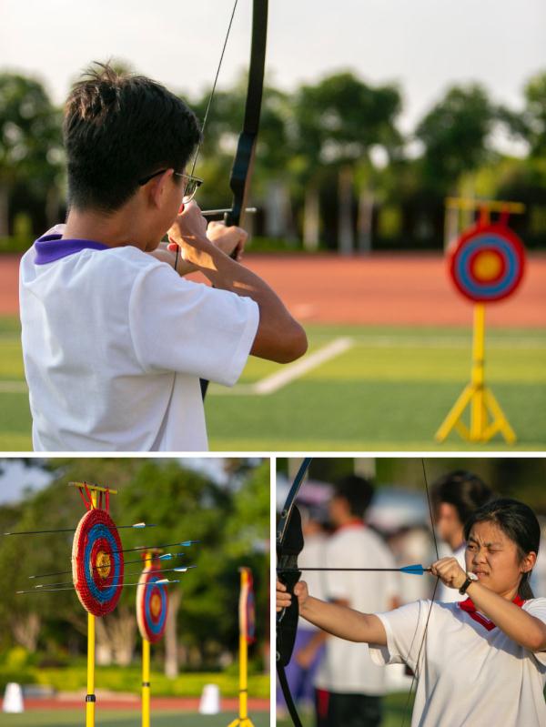 追光|这个中学不一般：运动会比射箭 一个班种一块田