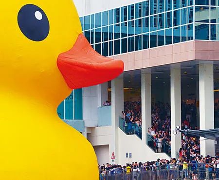 时隔十年!大黄鸭再抵港(单身慎点……) 时隔十年!大黄鸭再抵港(单身慎点……)