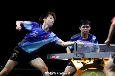 樊振东王楚钦组合晋级男双四强