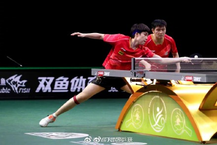 樊振东王楚钦组合晋级男双四强