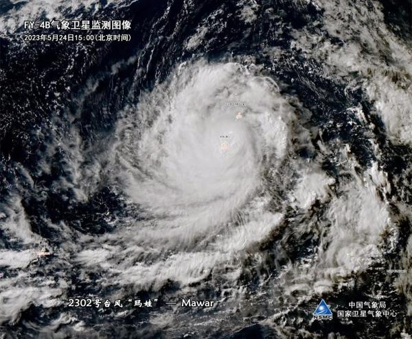 强风！暴雨！重创关岛的超强台风“玛娃”将成为“风王”？