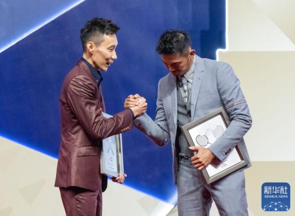 林丹、李宗伟入选世界羽联名人堂仪式举行