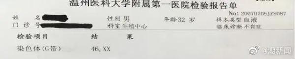 结婚6年没孩子,夫妻生活正常,一检查发现丈夫非男性…… 结婚6年没孩子,夫妻生活正常,一检查发现丈夫非男性……