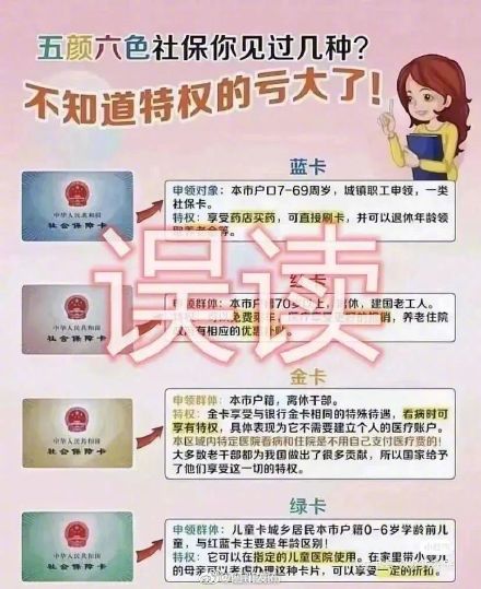 社保卡颜色不同功能就不同吗？回应来了