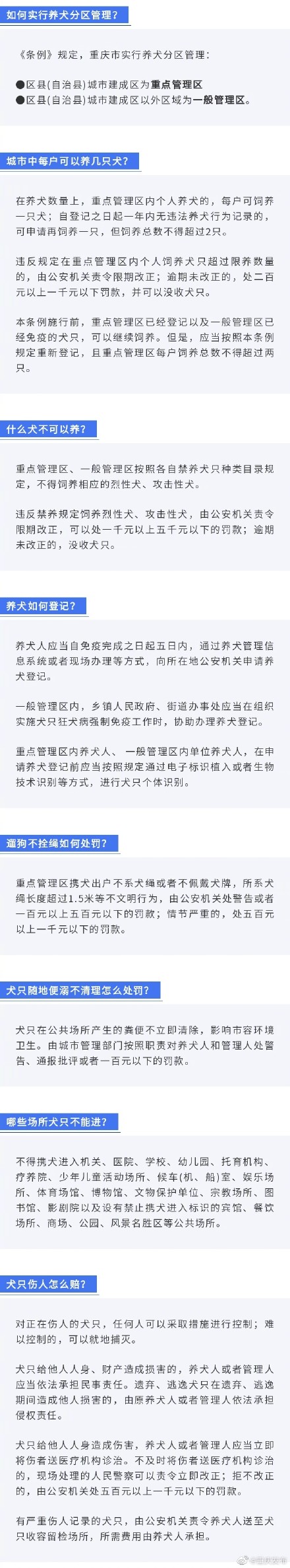 6月1日起重庆养犬新规施行