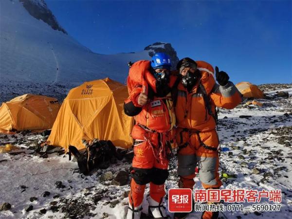 放弃登顶!这个广西人在珠峰救下一人,距峰顶不足400米…… 放弃登顶!这个广西人在珠峰救下一人,距峰顶不足400米……