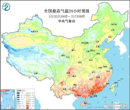四川重庆陕西雨雨雨 华南江南热热热