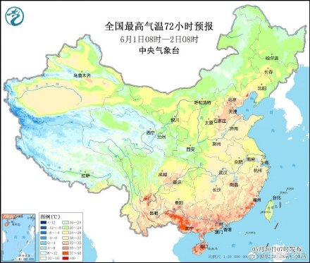 四川重庆陕西雨雨雨 华南江南热热热