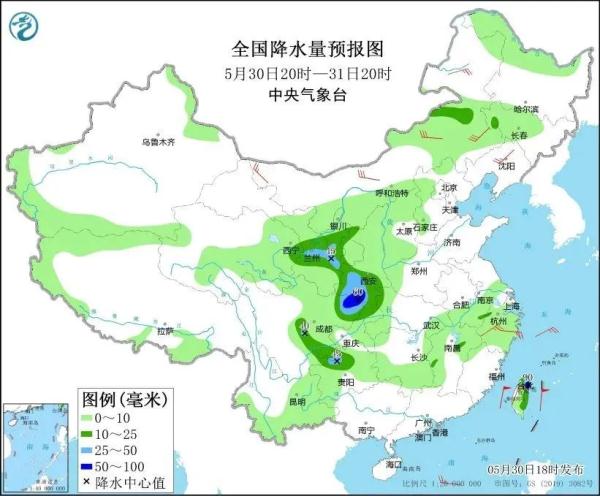 多部门发布预警信号！甘肃未来几天降水频繁