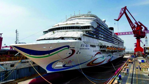 中国首艘国产大型邮轮“爱达·魔都号” 内部装修得什么样?来先睹为快