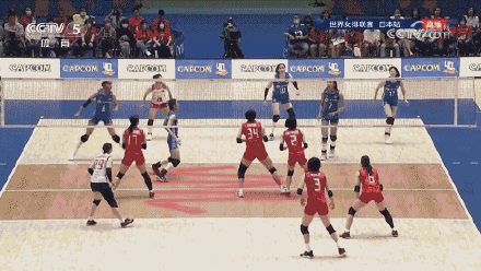 世界女排联赛中国女排战胜日本队