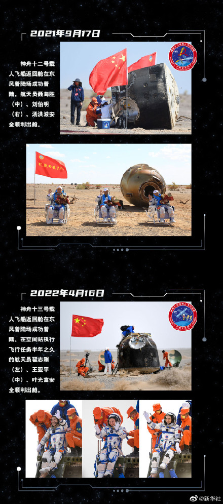 太空归来!盘点20年航天员落地出舱时刻 太空归来!盘点20年航天员落地出舱时刻