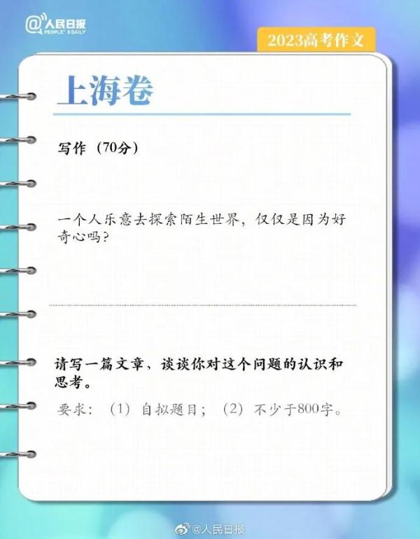 2023年全国高考作文题汇总！你觉得哪个最难？