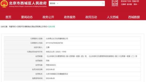 德云社擅自营业3个月以上被处罚，所犯何事？
