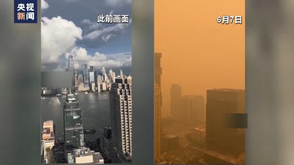 空气污染指数破纪录！这里是美国→