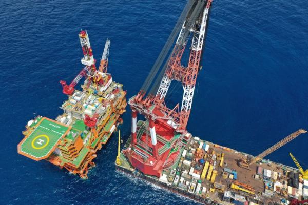 万吨级恩平18-6海上采油平台完成安装年内投产 万吨级恩平18-6海上采油平台完成安装年内投产