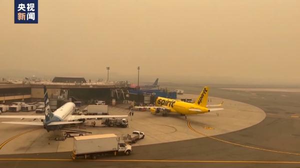 空气污染指数破纪录！这里是美国→