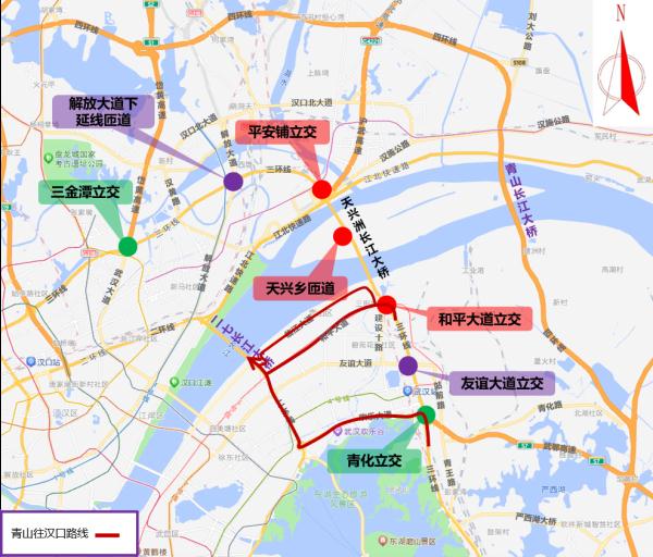 武汉一长江大桥部分时段将封闭