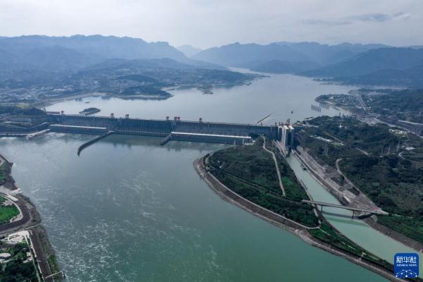 三峡水库水位消落迎接长江主汛期