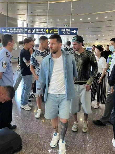 梅西私人飞机已抵达北京 开启第7次中国行