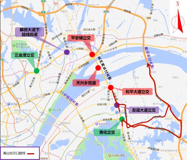 武汉一长江大桥部分时段将封闭