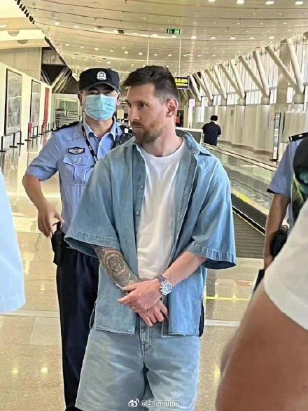梅西私人飞机已抵达北京 开启第7次中国行