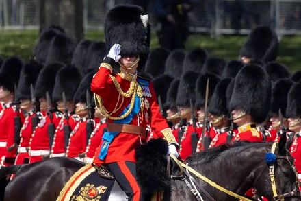 英国皇家阅兵仪式彩排，多名士兵因高温晕倒