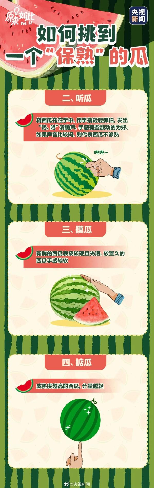 告诉你这些小秘密，夏天快乐吃瓜！