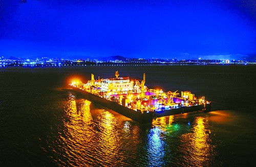 海底穿针完成深圳中山伶仃洋里“牵手”