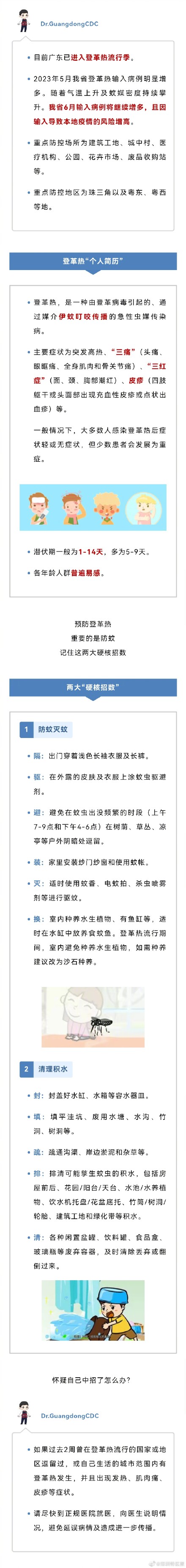 注意预防！广东已进入登革热流行季