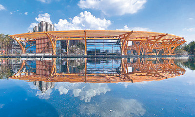 古城西安有条幸福林带