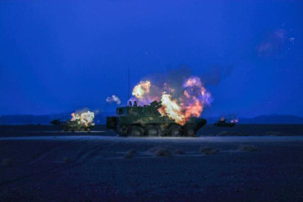 第72集团军某合成旅炮兵分队组织跨昼夜实弹射击综合演练