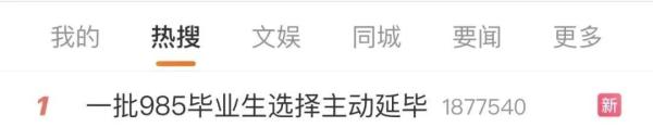 这些985毕业生，为什么选择主动延毕？