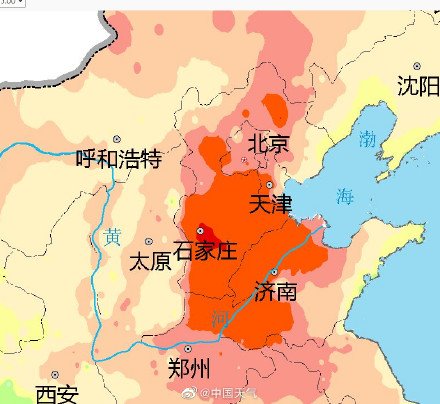 一山之隔 山西河北最大温差24℃ 一山之隔 山西河北最大温差24℃