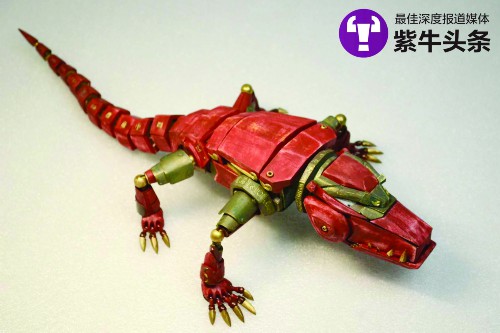 榫卯式国漫蜥蜴，在他手里“活”了