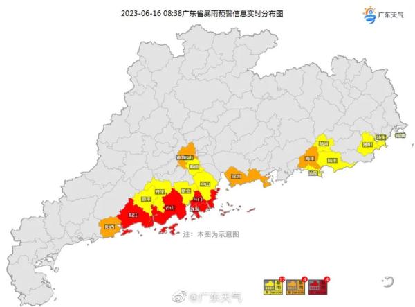 大风！暴雨突袭！深圳多预警信号同时生效！预计接下来天气......