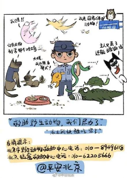 北京市野生动物救助站设立情况
