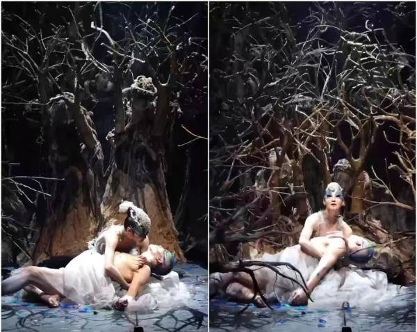 台上"似裸身"造型,引发尺度争议…知名舞者回应 台上"似裸身"造型,引发尺度争议…知名舞者回应