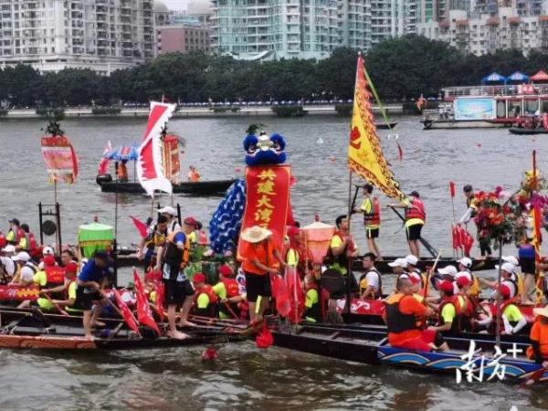 苏炳添发令！梁家辉擂鼓！大湾区人扒龙船拼了