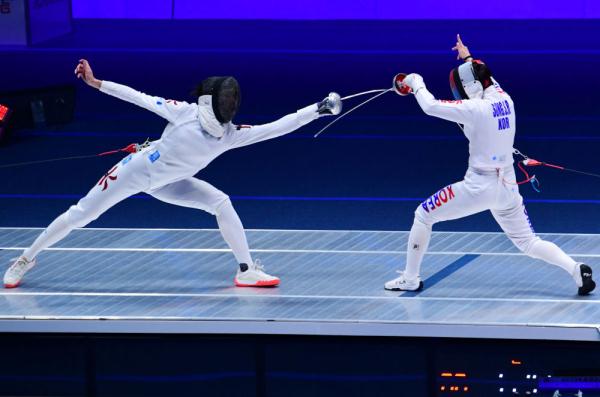 击剑亚洲锦标赛:中国香港选手江旻憓夺冠 击剑亚洲锦标赛:中国香港选手江旻憓夺冠