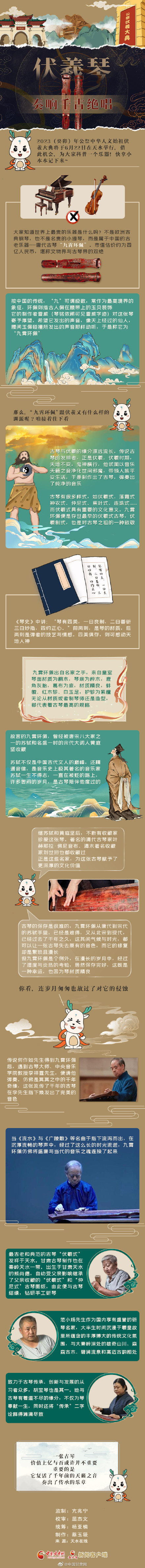 伏羲琴奏响千古绝唱