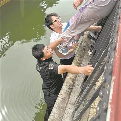 退役军人勇救轻生男子