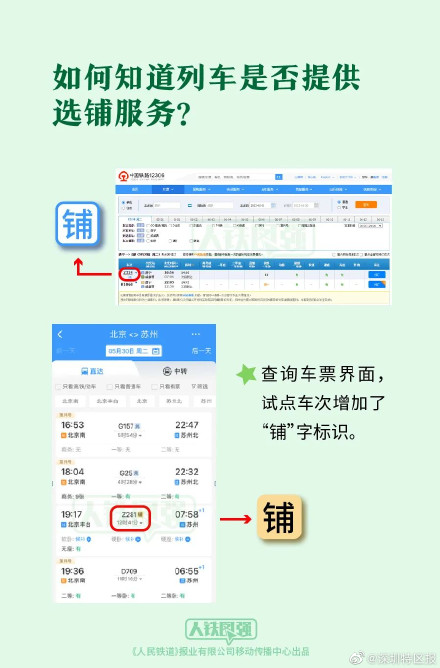 12306上线在线选铺位功能 操作指南来啦 12306上线在线选铺位功能 操作指南来啦