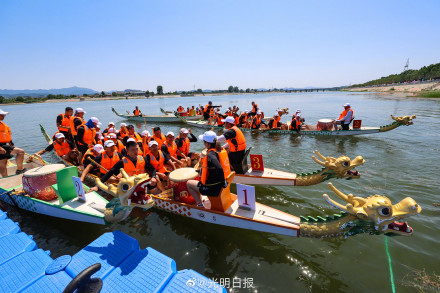 山东烟台龙舟竞技有多精彩