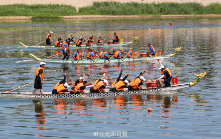 山东烟台龙舟竞技有多精彩