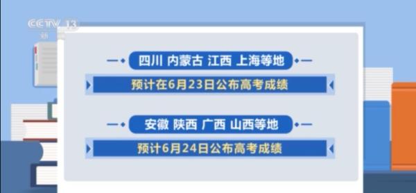 @高考生 各地高考成绩今起陆续公布 @高考生 各地高考成绩今起陆续公布