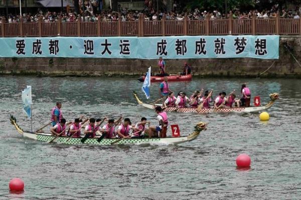 时隔23年 双流黄龙溪恢复端午龙舟大赛