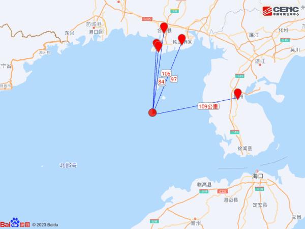 北部湾发生5.0级地震！广东多地震感明显